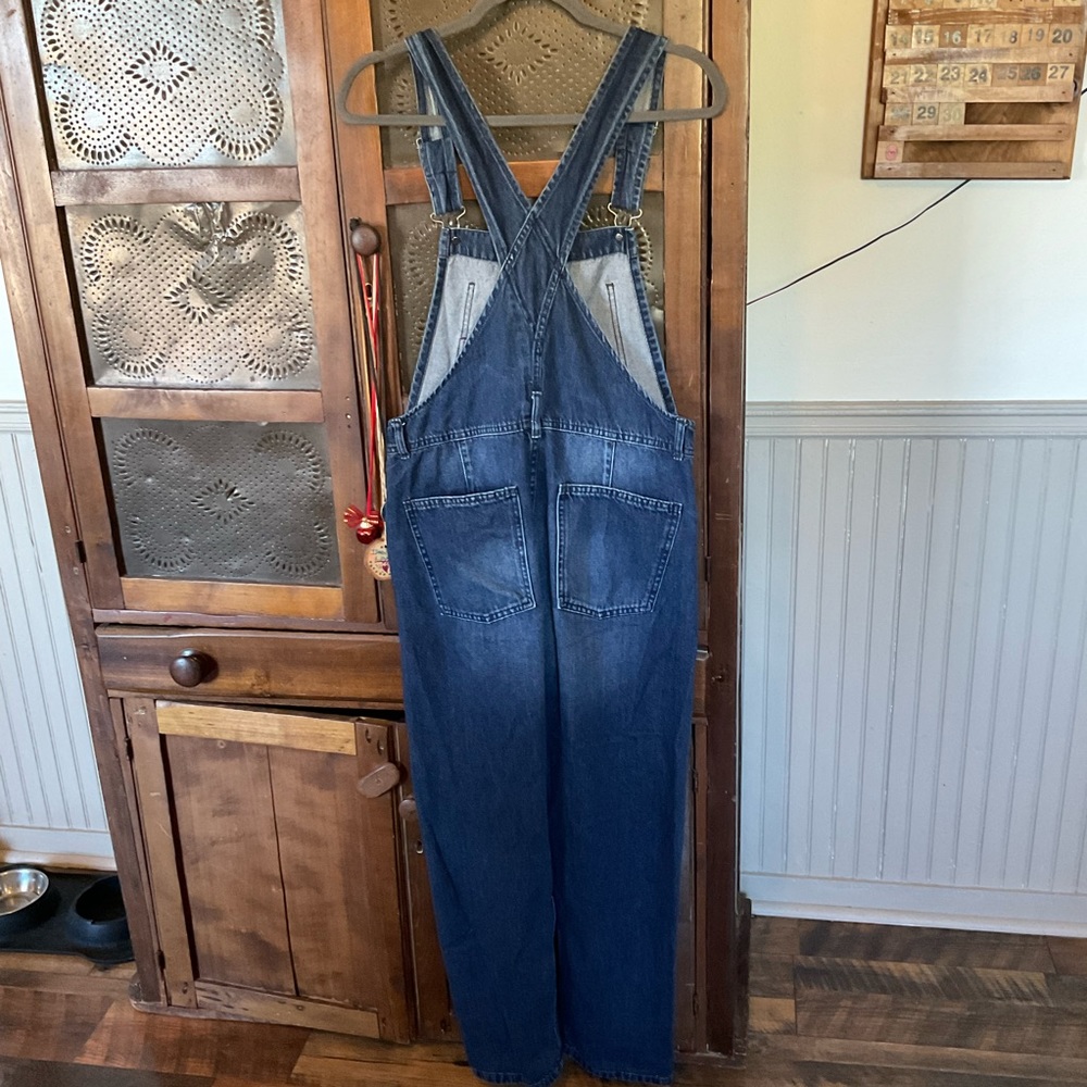 We the Free People Denim Jean Overalls XS - Picture 5 of 11